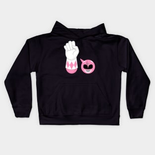 PINK RANGER hand-power Kids Hoodie